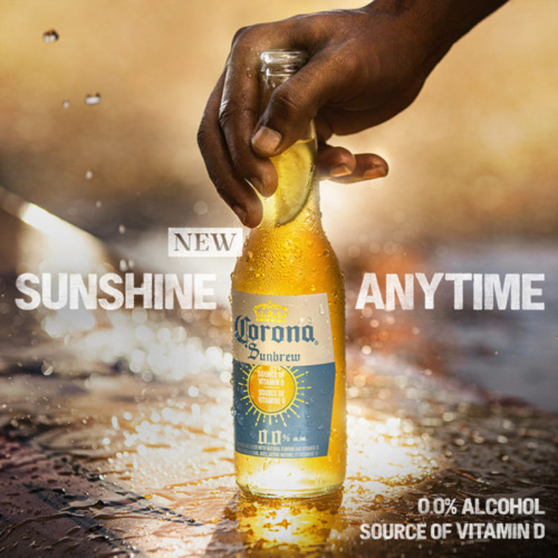 Corona Canada-Corona Canada Leads Global Launch of -Sunbrew 0-0- Corona Sunbrew 0.0% provides 30 per cent of the daily value of vitamin D per 330 mL serving and will be available in-stores nationwide in the next couple of months. (CNW Group/Corona Canada)